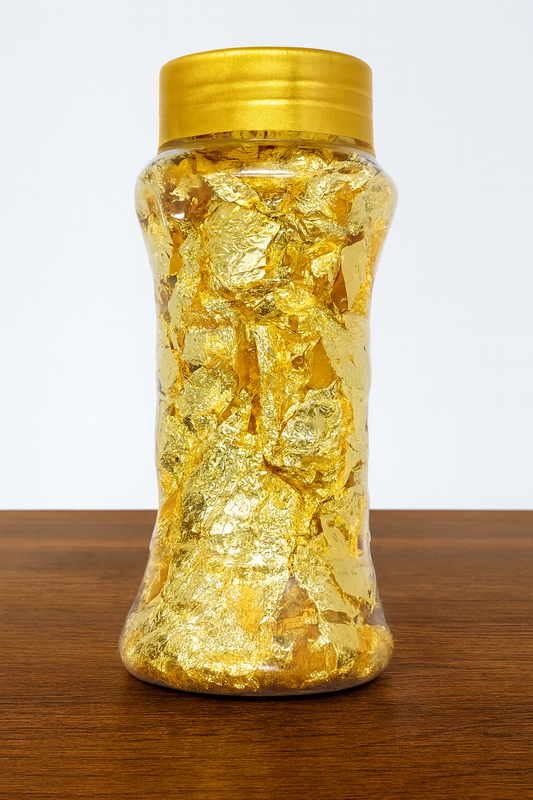 Premium Gold Flakes – 12g Jar