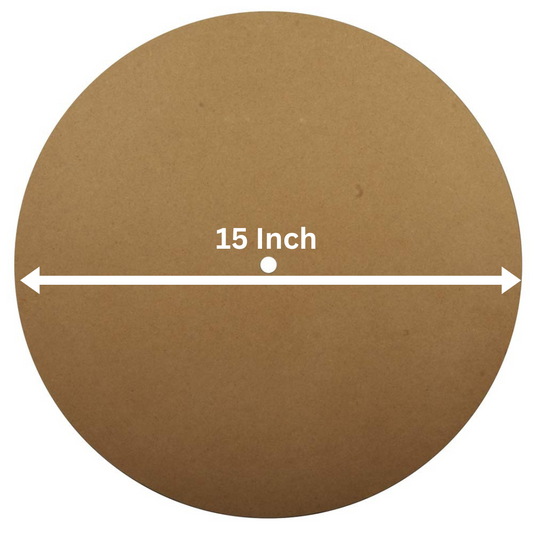 MDF Board Round 15 Inch